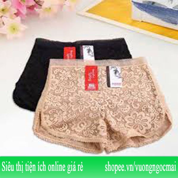 Quần đùi ren kiểu dáng Hàn Quốc mặc trong váy hoa cúc Beautiful Spring