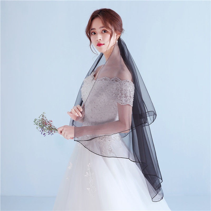 Khăn Voan Trùm Đầu Màu Trắng Dùng Chụp Ảnh Cưới Cho Cô Dâu | BigBuy360 - bigbuy360.vn