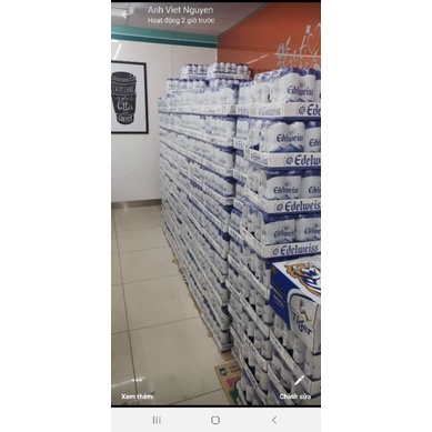 Hỏa TỐC HCM thùng bia edelweiss 24 lon 330ml