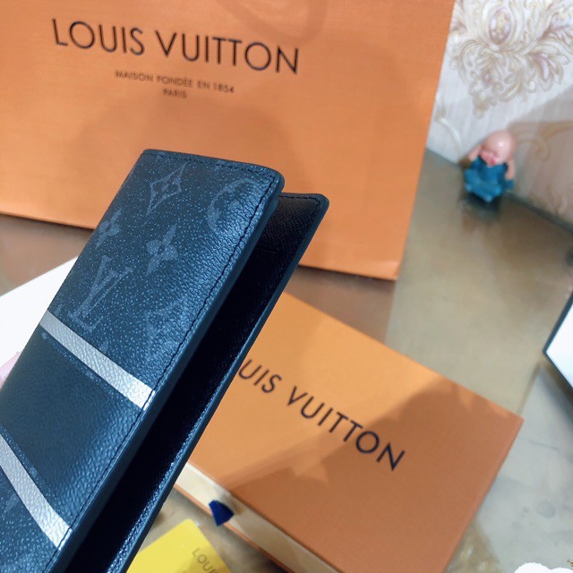 [Ảnh thật] VÍ LV SUPER VIP‼️fullbox, card, túi vải hãng hoa mono khóa kéo LOUIS VUITTON nam nữ dùng được