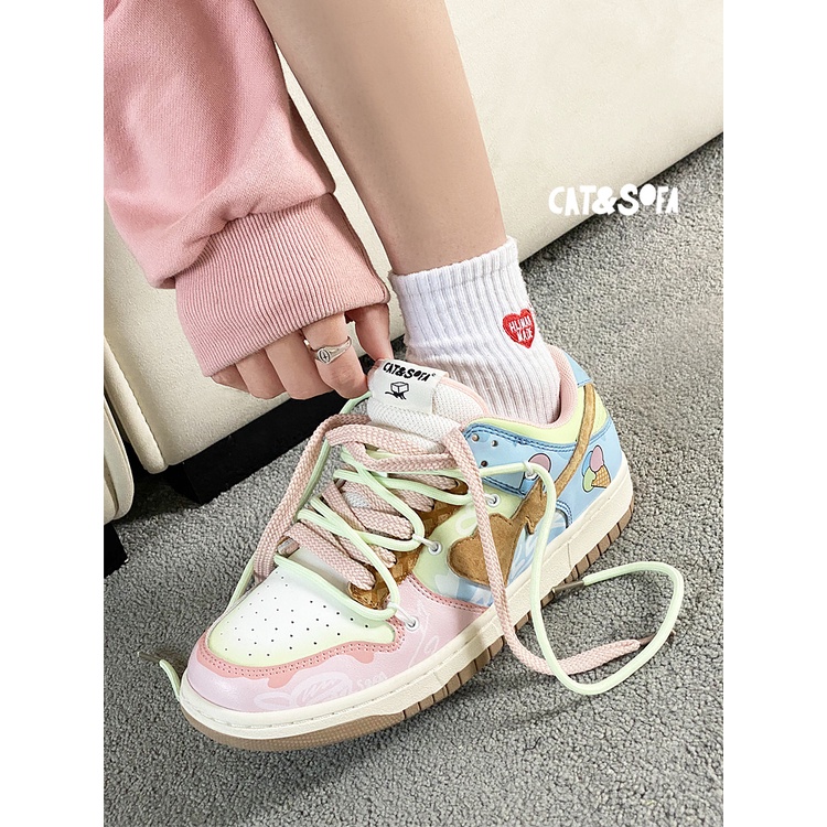 Giày Cat & Sofa Chính Hãng 🔴SIMPLE SNEAKER🔴 Giày Sneaker Cat Sofa "Bing Chilling" Phong Cách Đường Phố