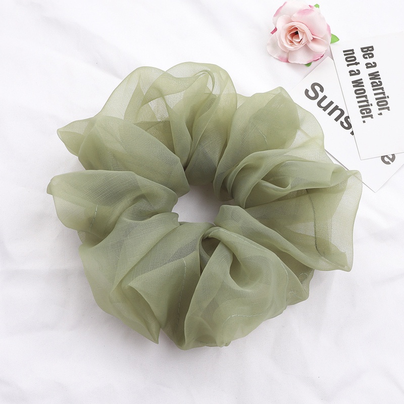Dây Buộc Tóc Vải Organza Co Giãn Sang Trọng Dành Cho Nữ