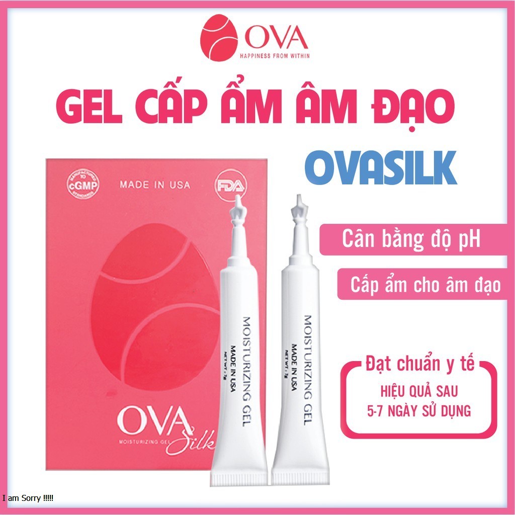 Gel bôi trơn âm đạo chính hãng OvaSilk - USA hỗ trợ, giảm tình trạng khô và cấp ẩm âm đạo, an toàn cho vùng kín, 120g