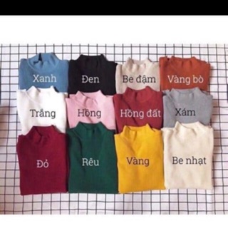 Áo len cổ 3p hàng Quảng châu