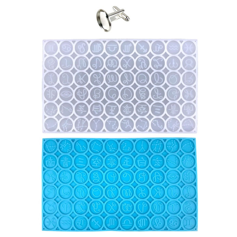 Sa Khuôn Silicone Làm Khuy Măng Sét Hình Cung Hoàng Đạo