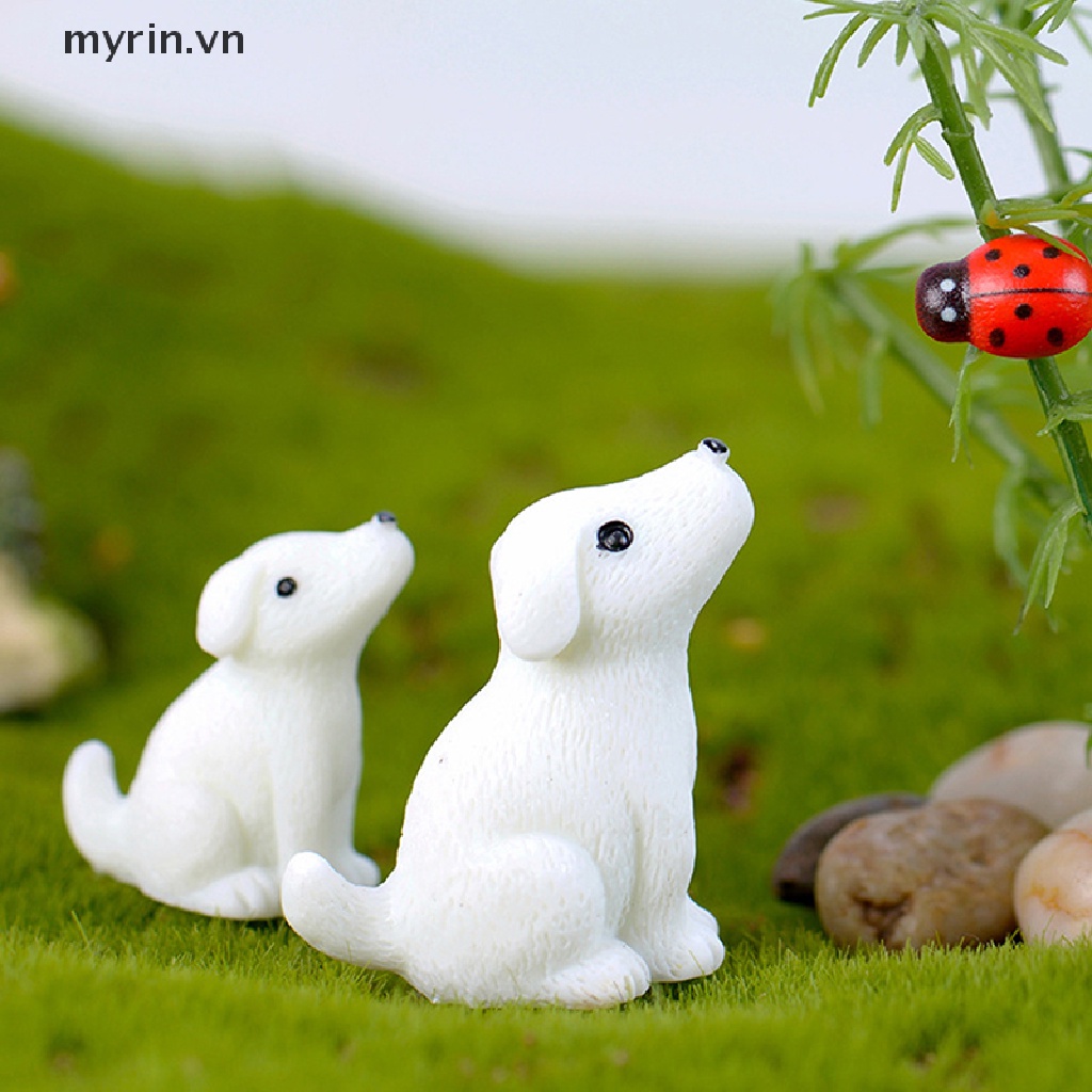 Đồ trang trí Chú Chó Mini Dễ Thương Dùng Trang Trí Sân Vườn