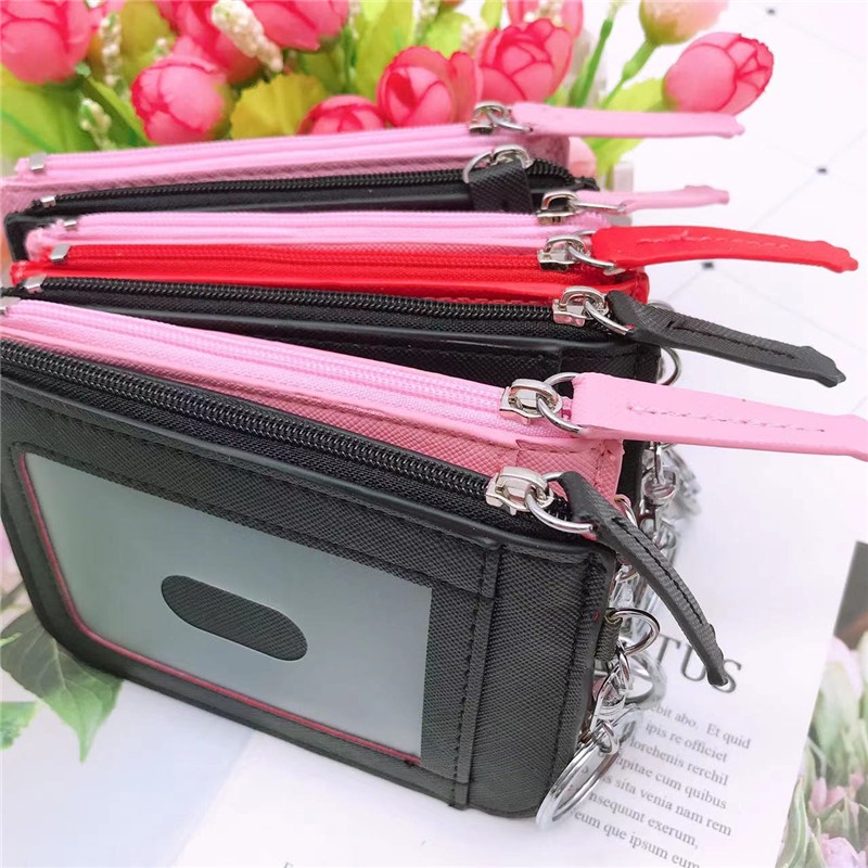 Ví Đựng Thẻ / Tiền Xu / Thẻ Đa Năng Có Móc Khóa Họa Tiết Hoạt Hình Winnie the Pooh Snoopy Dễ Thương