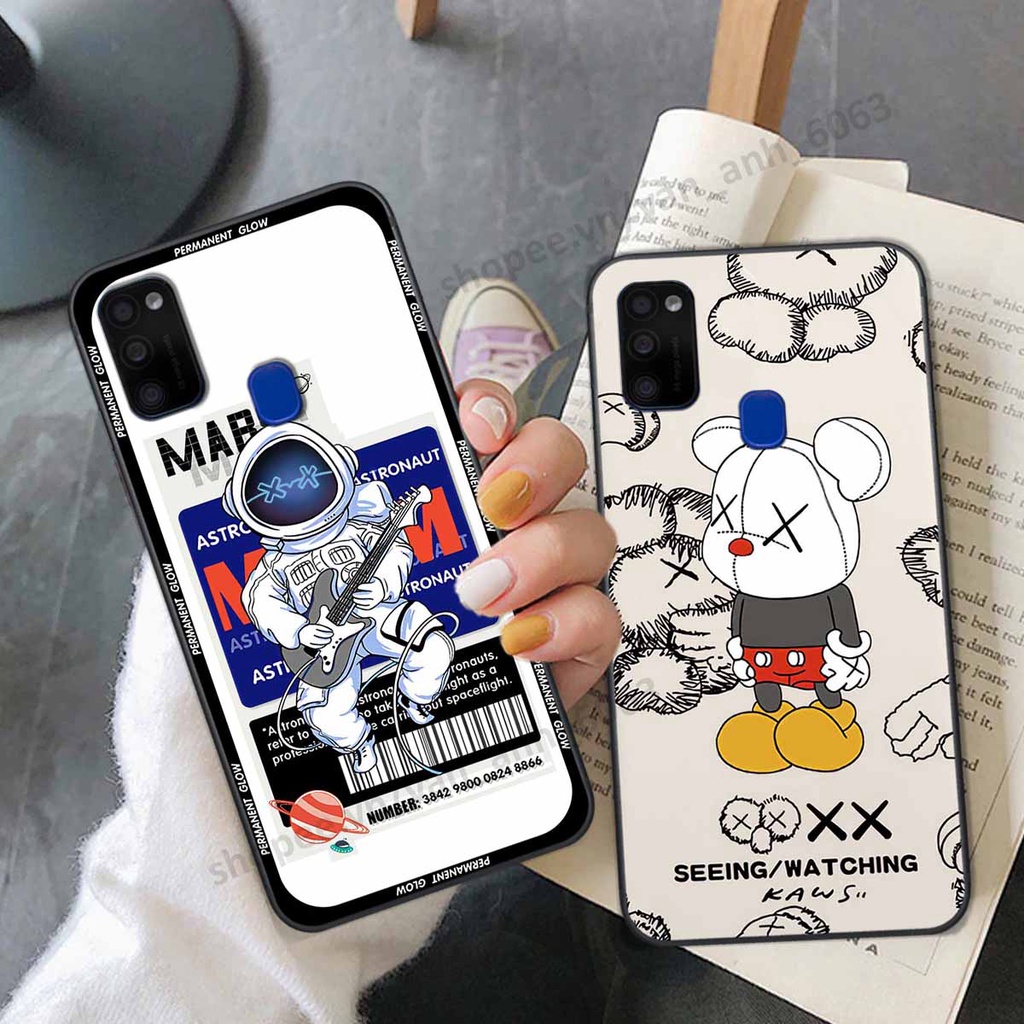 Ốp Samsung M21 / M30s be@r brick mars thời trang, ốp lưng điện thoại viền dẻo siêu chất