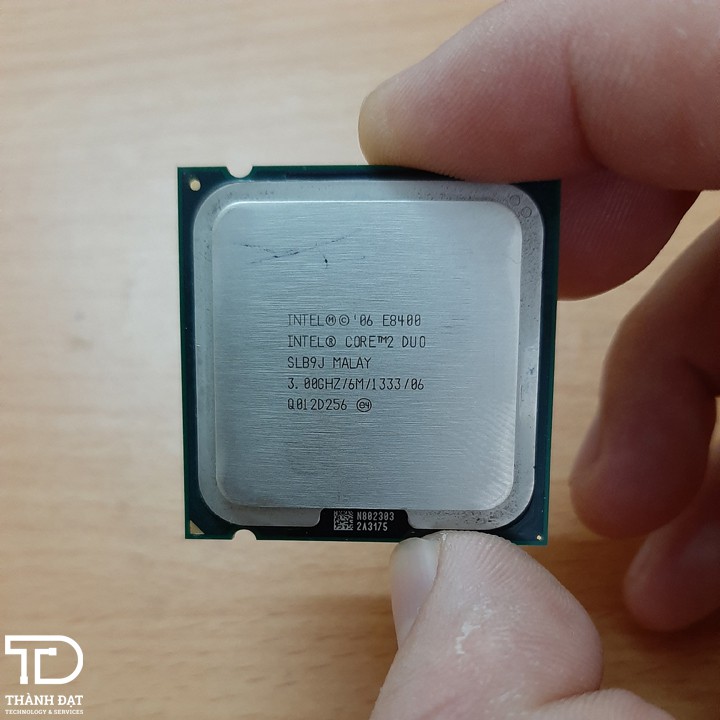 Bộ vi xử lý CPU Intel Core2 Duo E8400 socket 775 (6M bộ nhớ đệm, 3,00 GHz, 1333 MHz FSB)