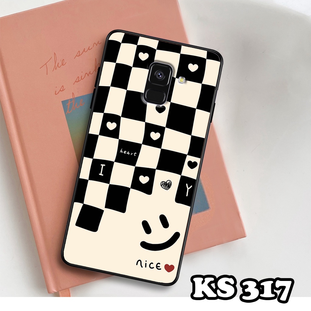 Ốp lưng Samsung A8 2018 - A8 Plus - A8 Star - Ốp Samsung in hình họa tiết caro - Chất liệu TPU siêu bền, sang trọng