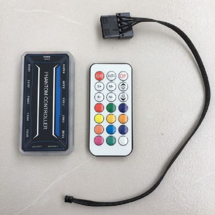 Bộ Hub + Remote Điều Khiển Fan Led RGB