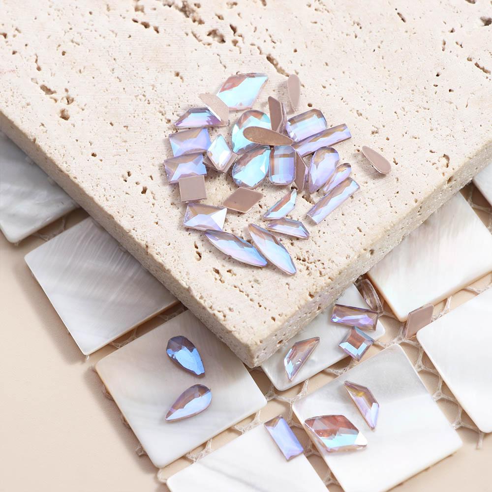 Set 50 Phụ Kiện Trang Trí Móng Tay Nghệ Thuật Nhiều Màu Sắc DIY|Phụ Kiện Trang Trí Móng Tay Xinh Xắn