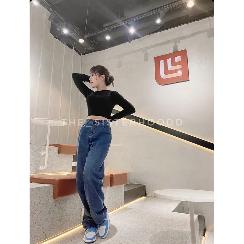 Quần Jeans Nữ Ống Rộng dáng suông lưng cao Hot trend 2021 [ẢNH THẬT] | BigBuy360 - bigbuy360.vn