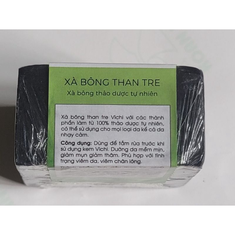 Xà bông than tre Vichi dưỡng da