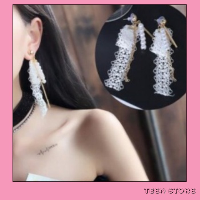 Bông ren hạt châu tiểu thư sang chảnh