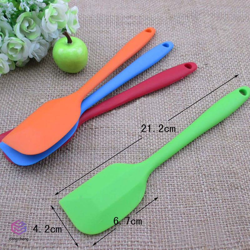 1pcs Silicone Baking Tool Cake Butter Spatula Scraper Color Random