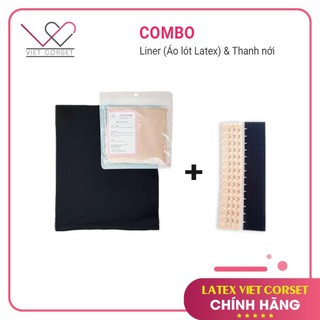 [COMBO PHỤ KIỆN] Liner Áo Lót Latex và Thanh mới Latex  Móc Cài Chống Gỉ Cao Cấp Việt Corset