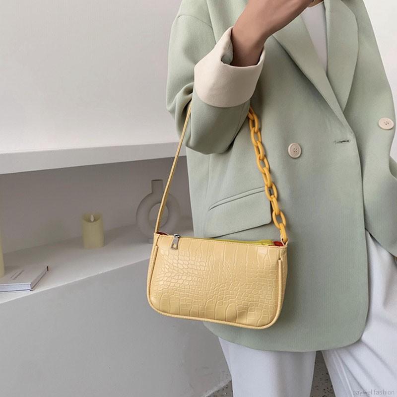 [Baywellfashion]Túi Đeo Vai Hoa Văn Da Cá Sấu Thời Trang Cá Tính túi xách nữ đẹp | BigBuy360 - bigbuy360.vn