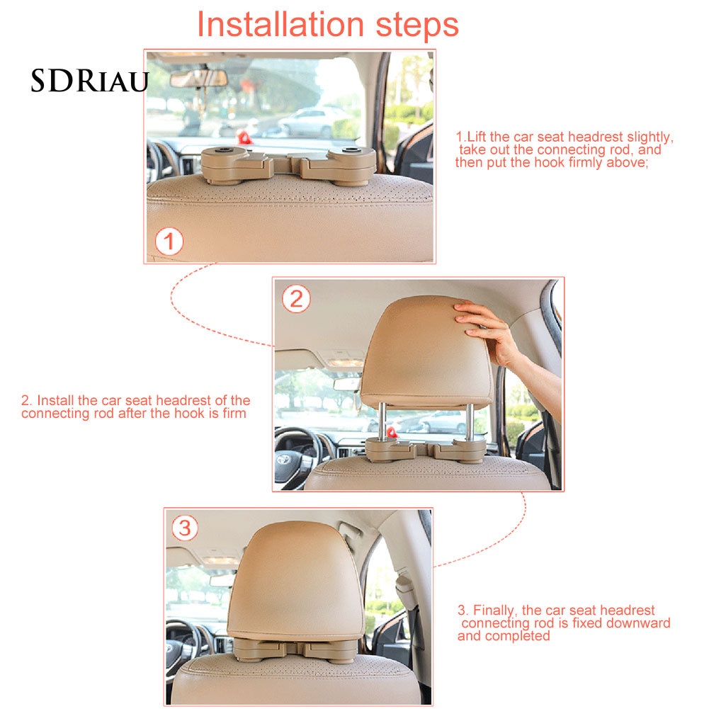 Móc Treo Đồ Gắn Ghế Ngồi Xe Hơi Tiện Dụng