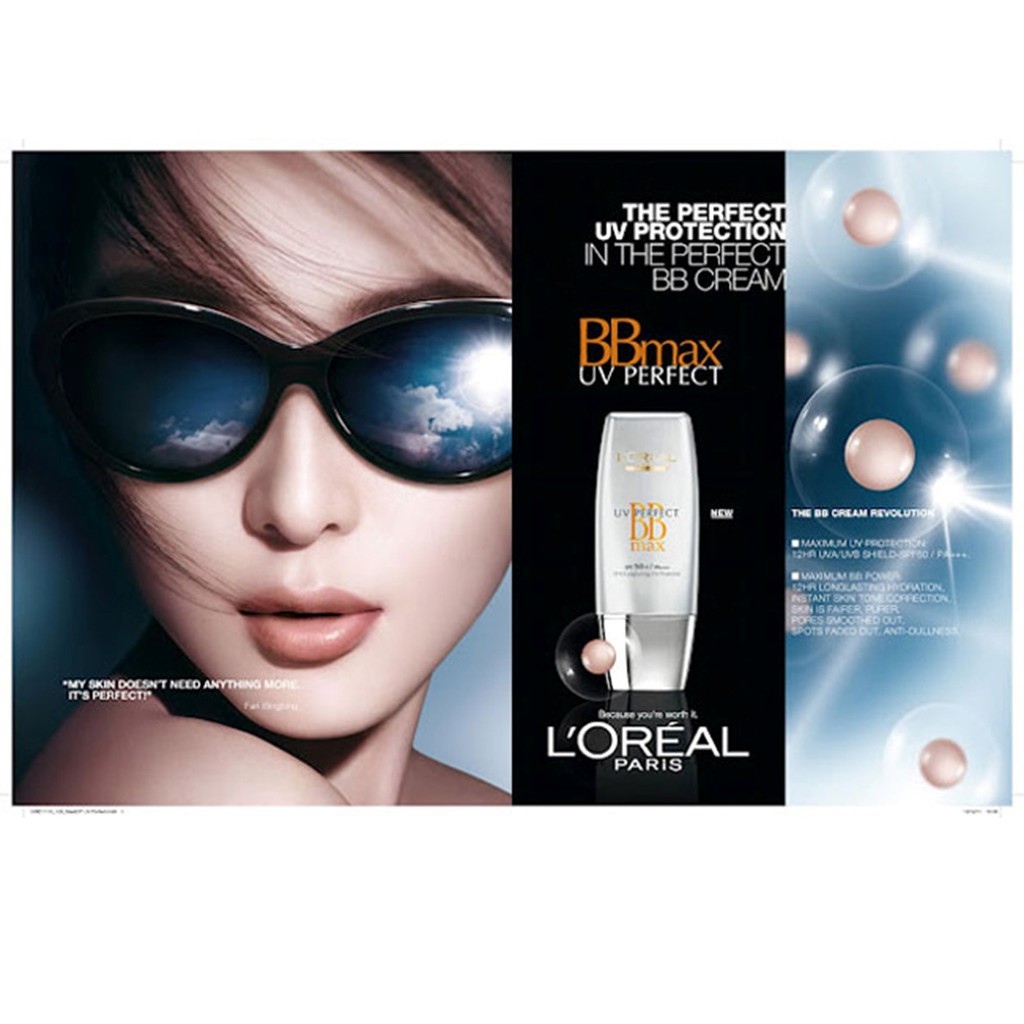 Kem Chống Nắng BB Trang Điểm L'Oreal Paris UV Perfect BB Max SPF50+ PA++++ 30ml (Loreal Bạc)