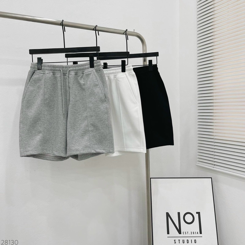 QUẦN SHORT THUN TRƠN NỈ CHÂN CUA 3 MÀU FORM UNISEX NAM NỮ (kèm ảnh thật)