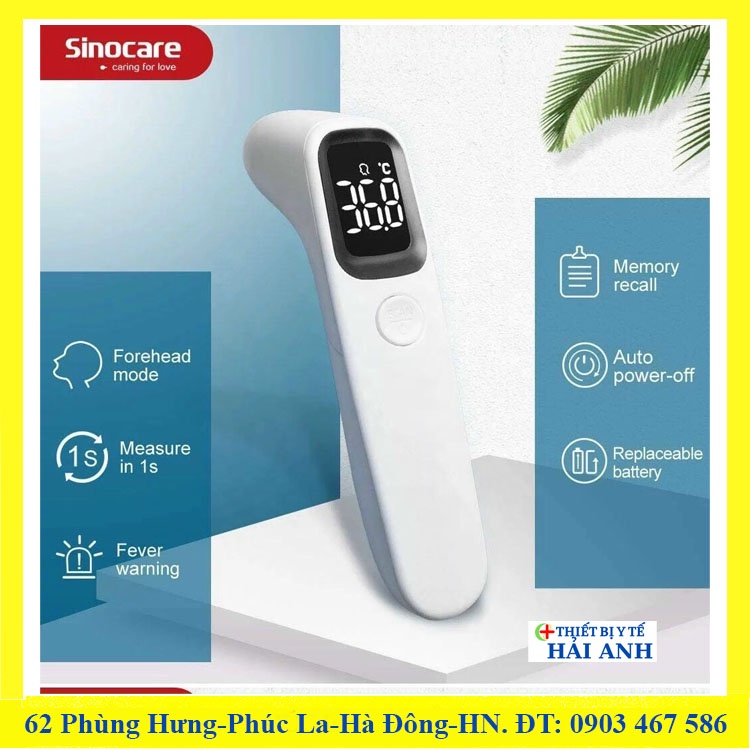 Nhiệt kế hồng ngoại đo trán AET-R1D1 SINOCARE