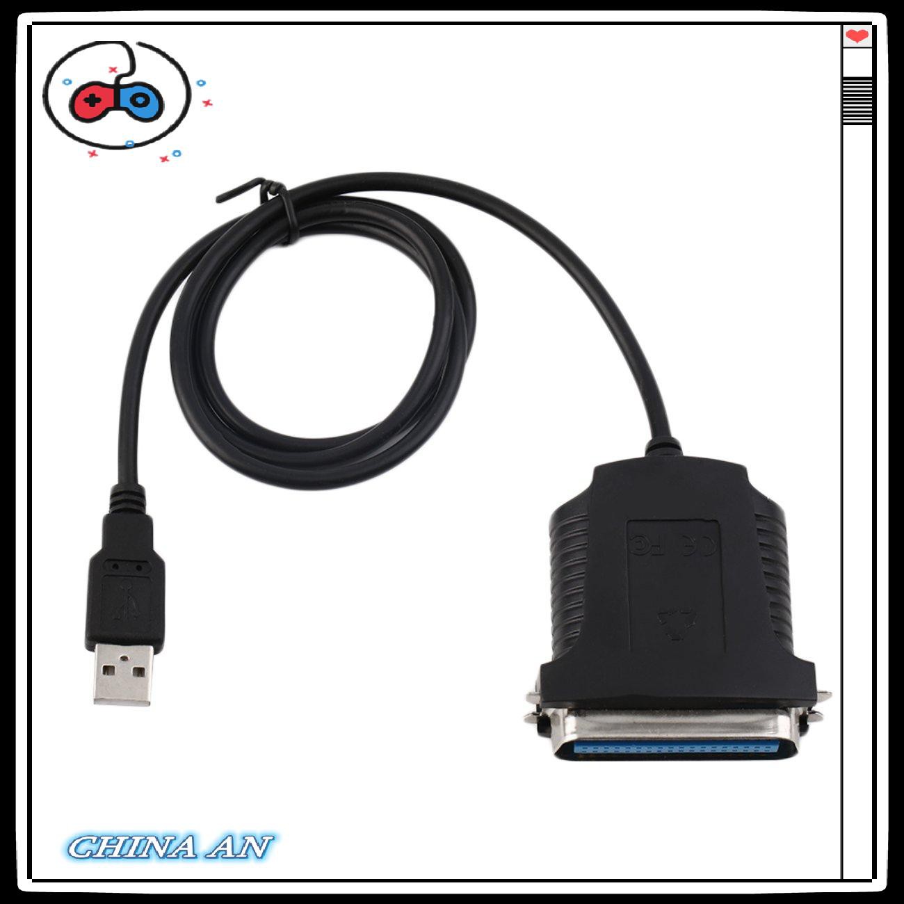 ⚡Hot sản phẩm/USB to Parallel Port LPT1 36 Pins IEEE 1284 Printer Scanner Cable Adapter