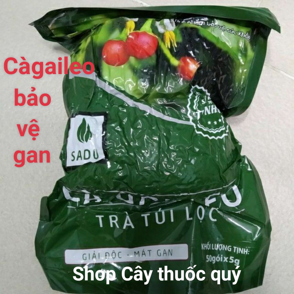 Trà túi lọc cà gai leo Sadu, mát gan bảo vệ gan cả gia đình 250g