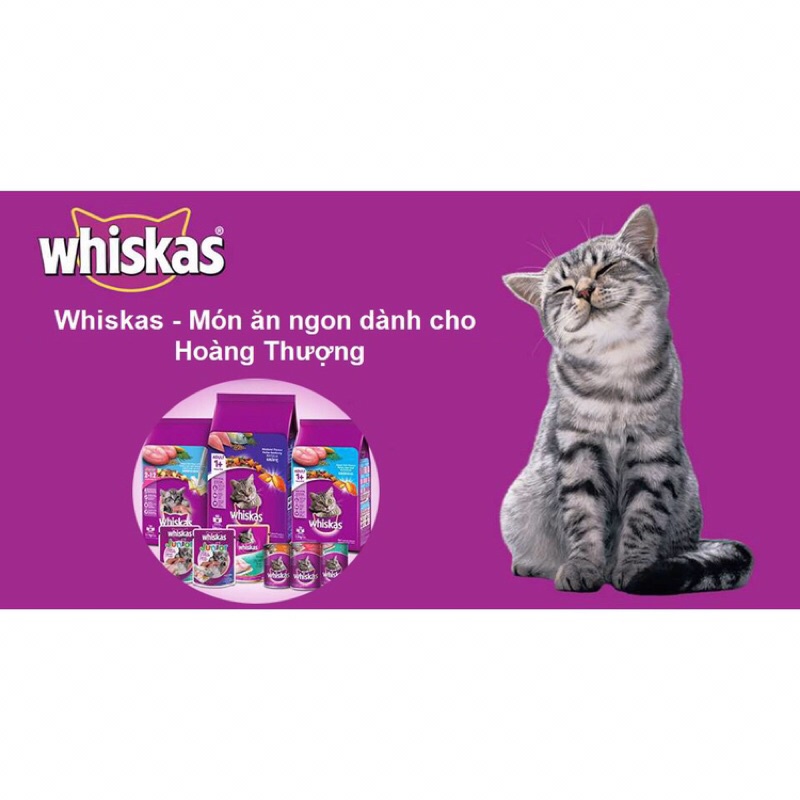 Thức Ăn Mèo Whiskas Túi 1.2kg