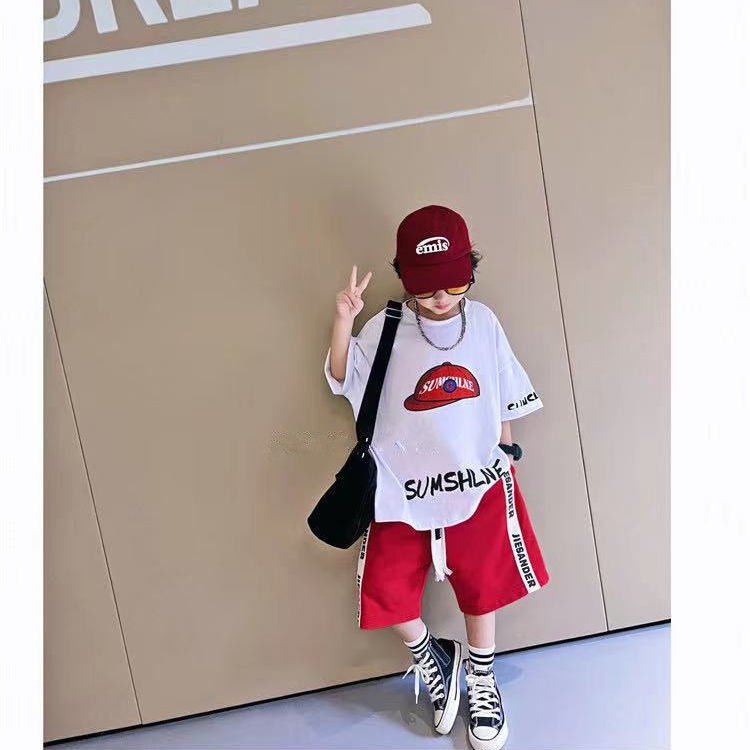 Đồ Thể Thao Tay Ngắn Phong Cách Hàn Quốc Thời Trang Mùa Hè Cho Nam 2022