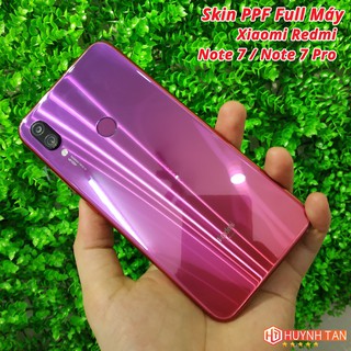 Dán dẻo PPF redmi note 7 note 7 pro trong suốt hoặc nhám chống bám vân tay bảo vệ điện thoại mua 1 tặng 1