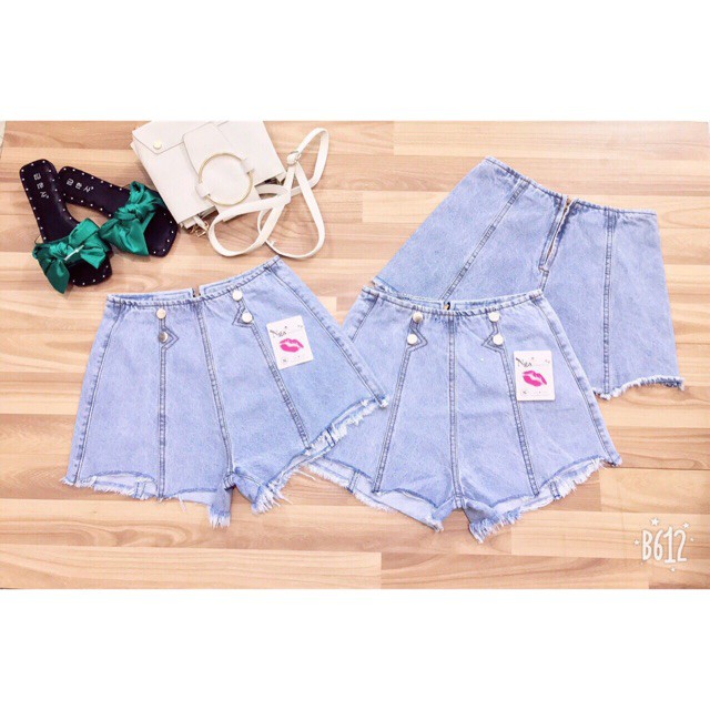 ❣️SHORT JEANS NỮ NÚT+ẢNH THẬT ❣️