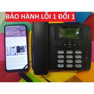 Điện thoại bàn cố định không dây lắp sim đa mạng huawei ets 3125i