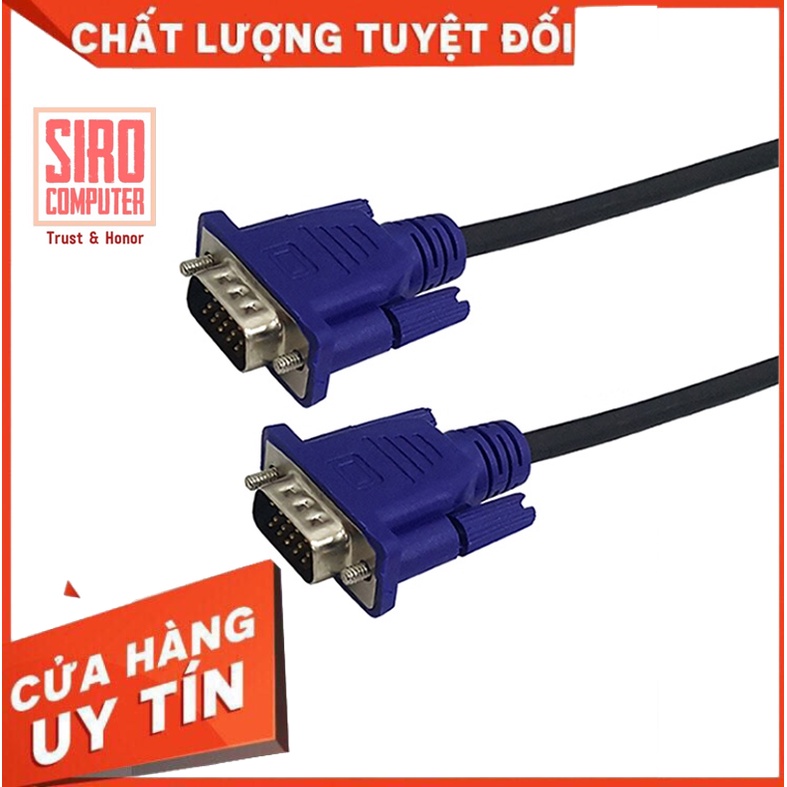 Dây VGA to VGA 1.5 mét - Cáp máy tính VGA 1.5m