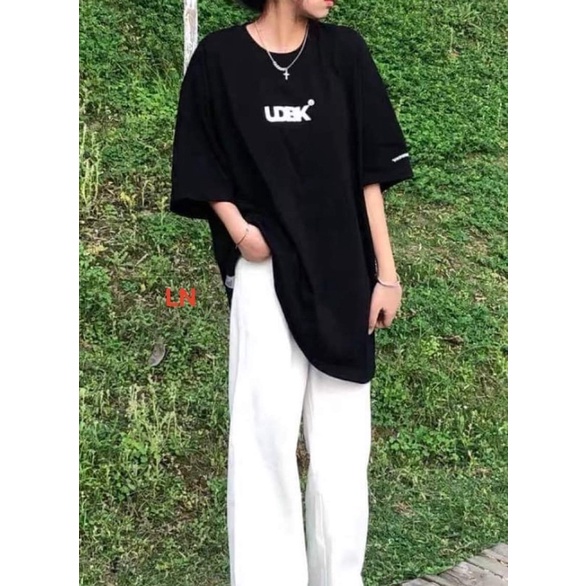 Sét áo đen 5D+quần kaki trắng LN11