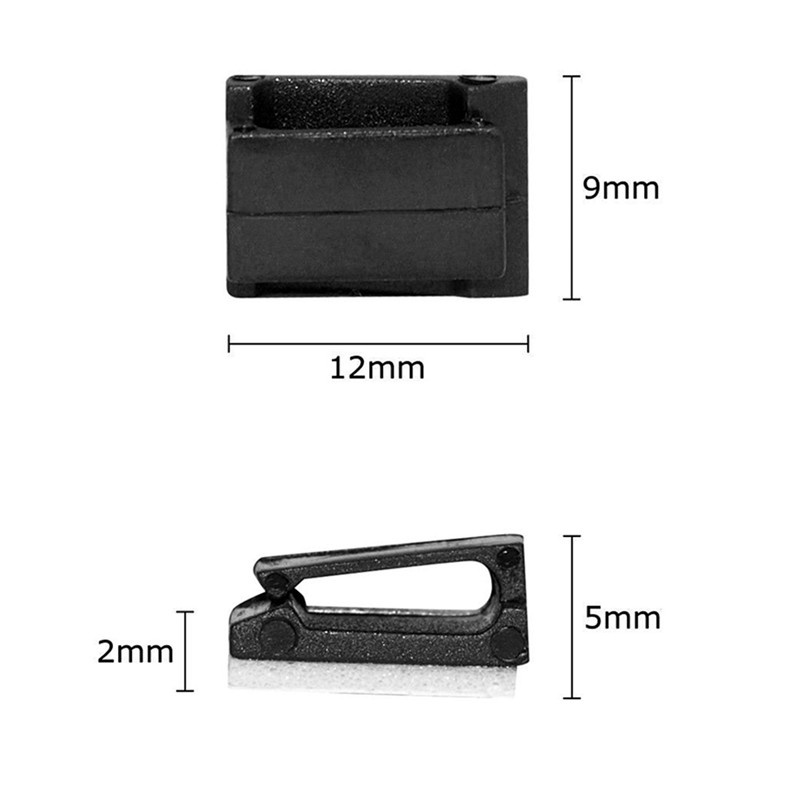 Set 10 Kẹp Cố Định Dây Cáp Tiện Dụng Cho Xe Ô Tô