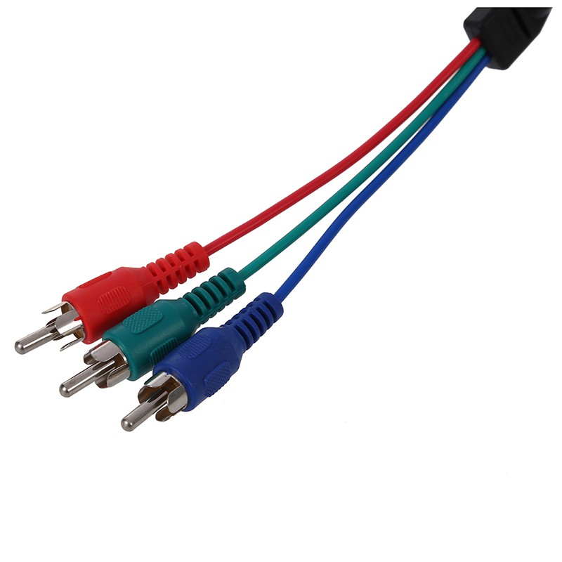 4.9ft VGA to RCA Component Cable For PC Laptop TV Monitor
