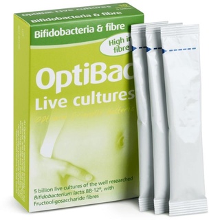 Men Optibac xanh lá 30 gói hàng Anh