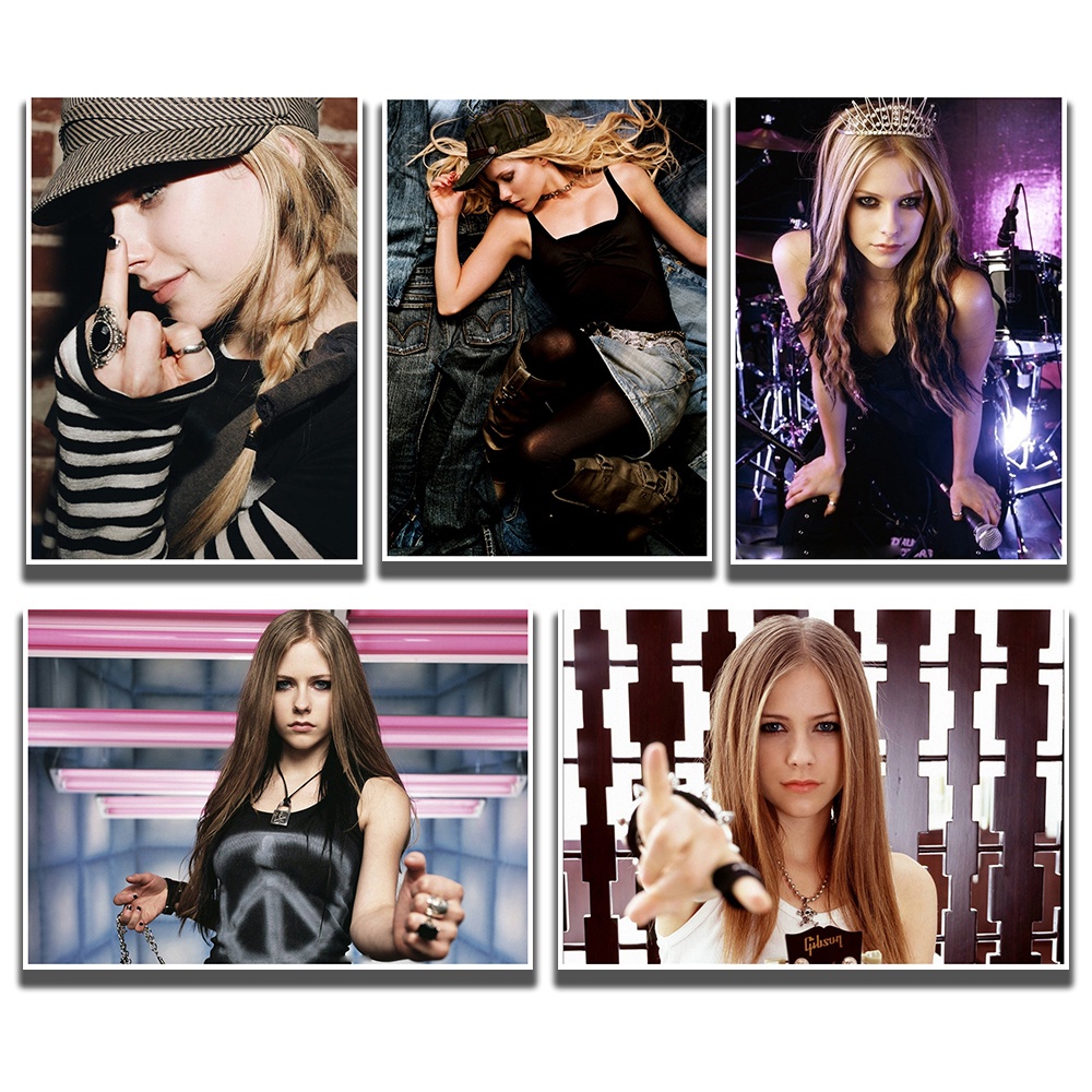 Poster trang trí nghệ thuật gia đình Star Avril Lavigne