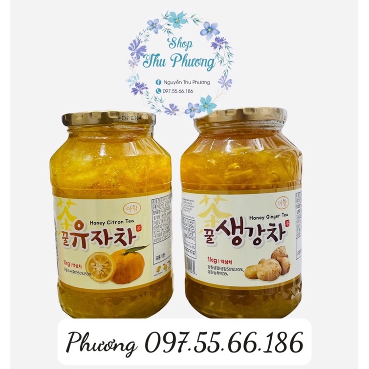 MẬT ONG CHANH ĐÀO HÀN QUỐC LỌ 1KG