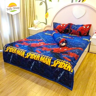 Chăn Hè Trần Bông Cotton Poly Mẫu Ô TÔ XANH CHO BÉ TRAI