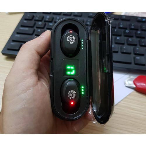 Tai nghe Bluetooth AMOI F9 Bản QUỐC TẾ | nút cảm ứng | Bluetooth 5.0 | Pin 280 giờ | sạc dự phòng💥 | BigBuy360 - bigbuy360.vn
