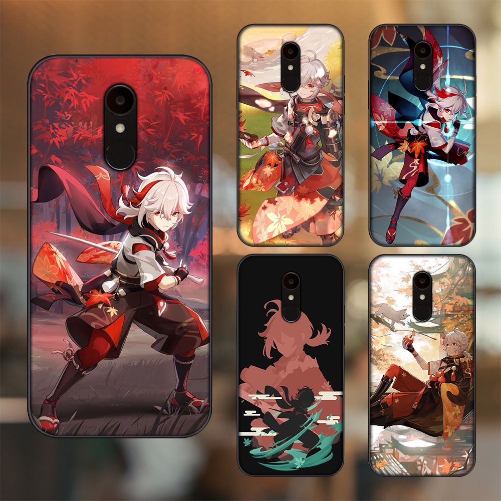 Ốp lưng Xiaomi Redmi 5 viền đen in hình Kazuha Genshin Impact