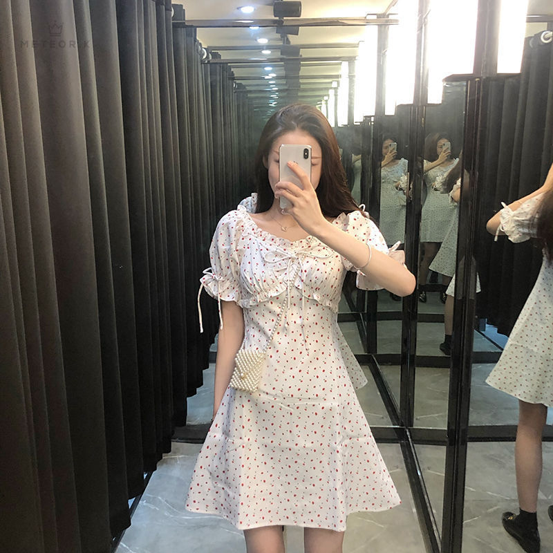 Đầm Chữ A Họa Tiết Hoa Nhí Thời Trang Gợi Cảm Cho Nữ | BigBuy360 - bigbuy360.vn