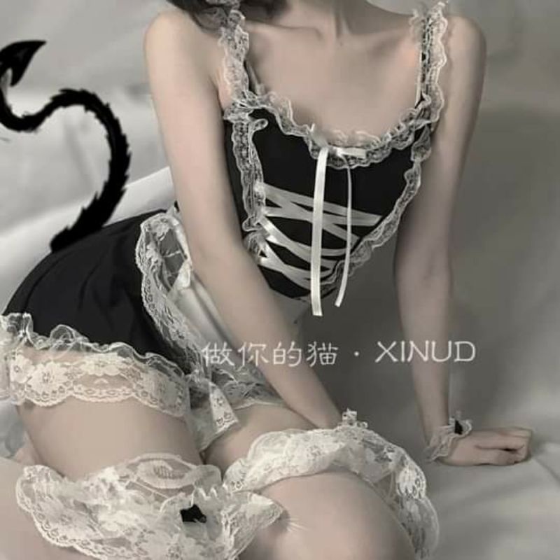 Bộ đồ maid cute phong cách trẻ trung