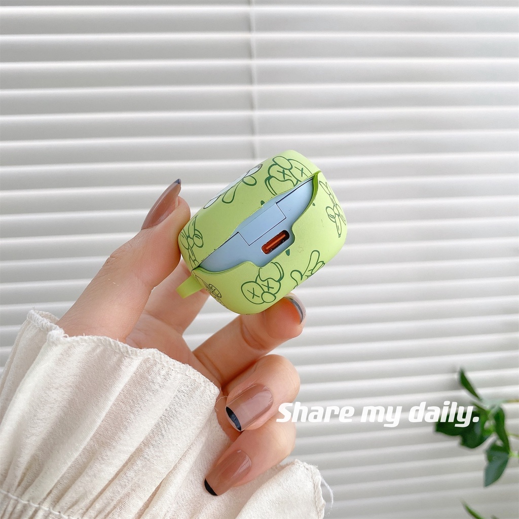 Vỏ Bảo Vệ Hộp Sạc Tai nghe không dây Baseus Bowie WM02 Bằng TPU Mềm Chống Sốc Họa Tiết Hoạt Hình Dễ Thương