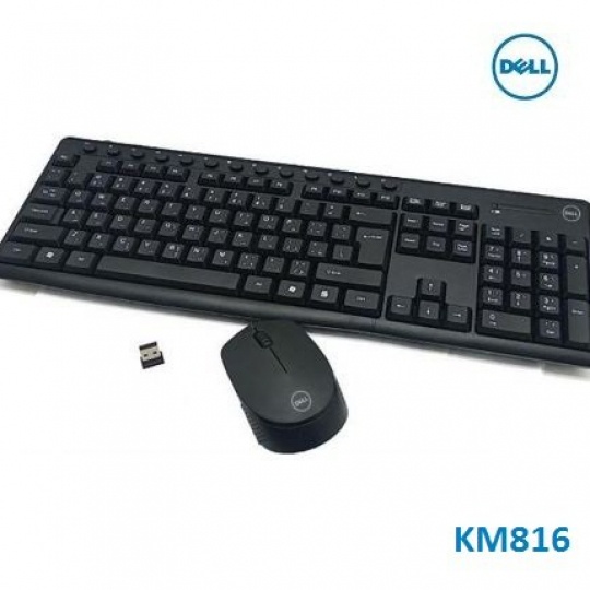 Combo Phím Chuột Ko Dây Dell Km 816