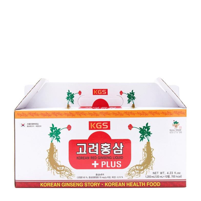 Nước Hồng Sâm Có Củ KGS Hàn Quốc, Hộp 10chai