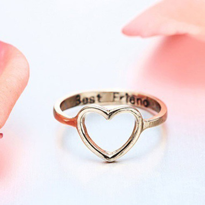 Nhẫn Hợp Kim Hình Trái Tim Xinh Xắn