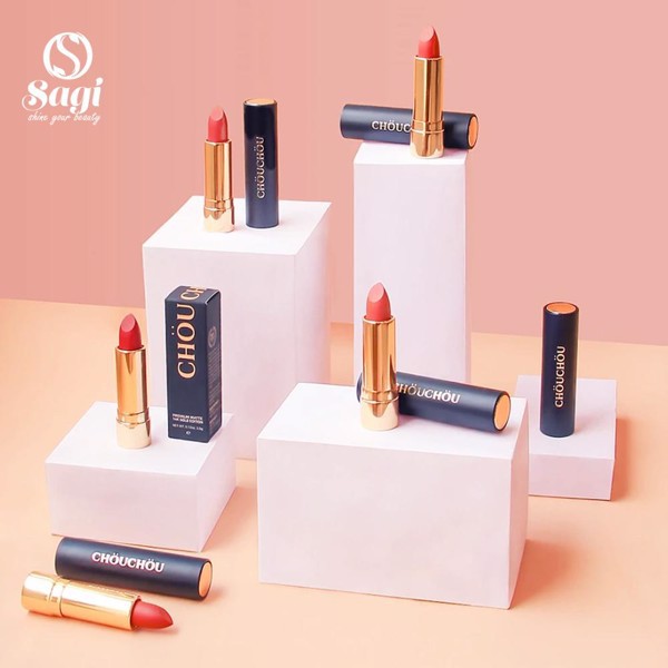 Son Thỏi Mạ Vàng ChouChou Premium Matte 14k Gold Edition 3.5g